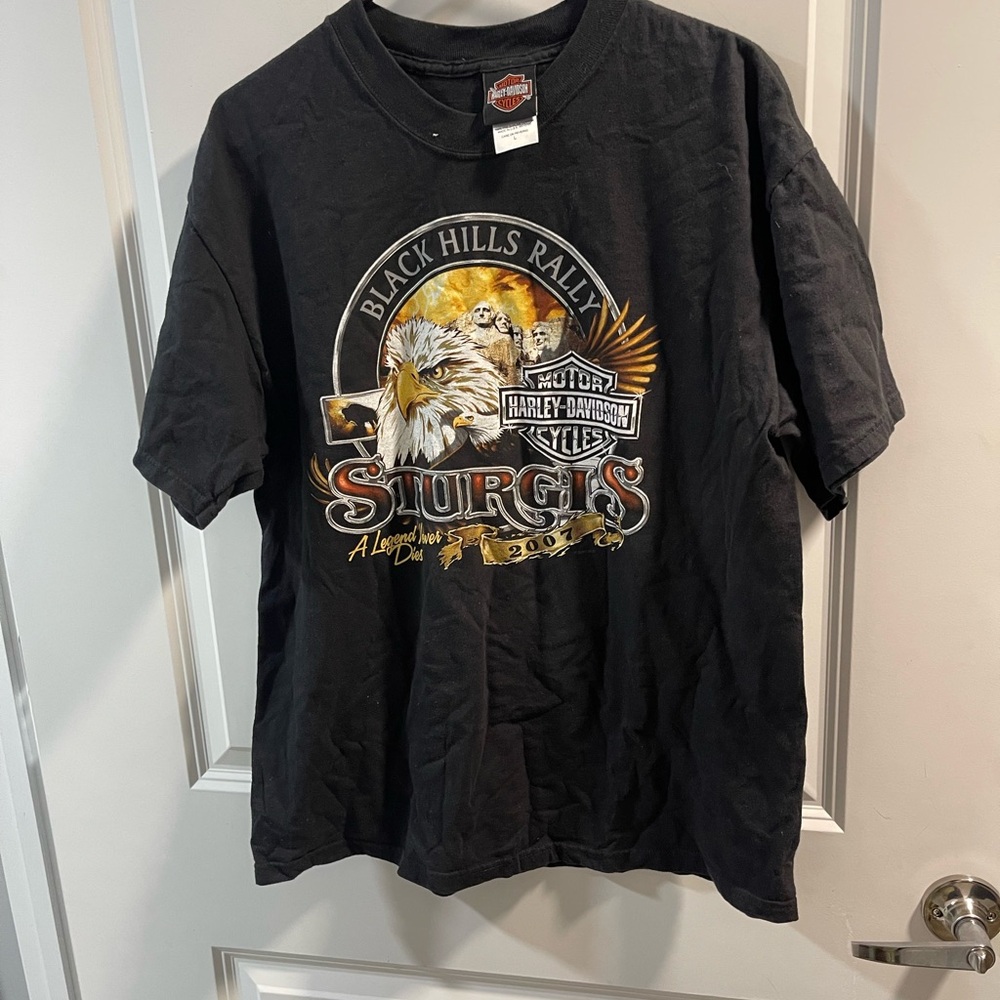 Harley-Davidson T Shirt A Legend Never Dies Very Good Condition